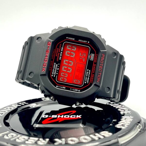 Relógio Masculino G-Shock Digital DW preto vermelho c/caixa a prova dagua - Image 4