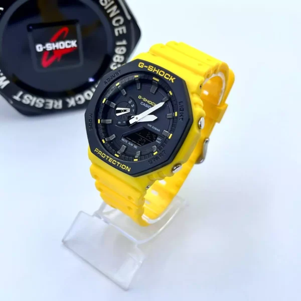 Relógio Masculino G-Shock Ga-2110 amarelo a prova dagua - Image 3